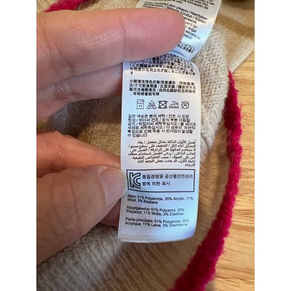 Joules Chantelle Intarsia Star Jumper Sweater in Starstripe Women's 10 - Picture 7 of 9